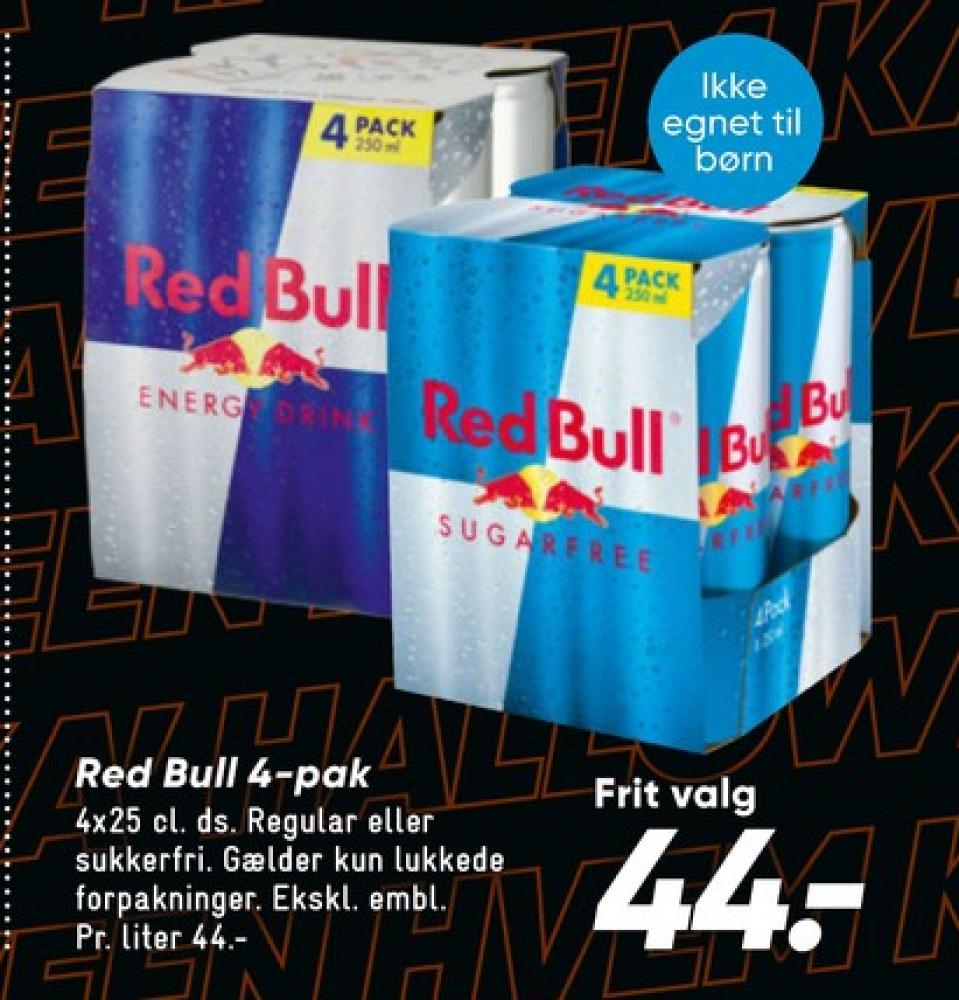 Red Bull Energy, Energidrik 4 pk.