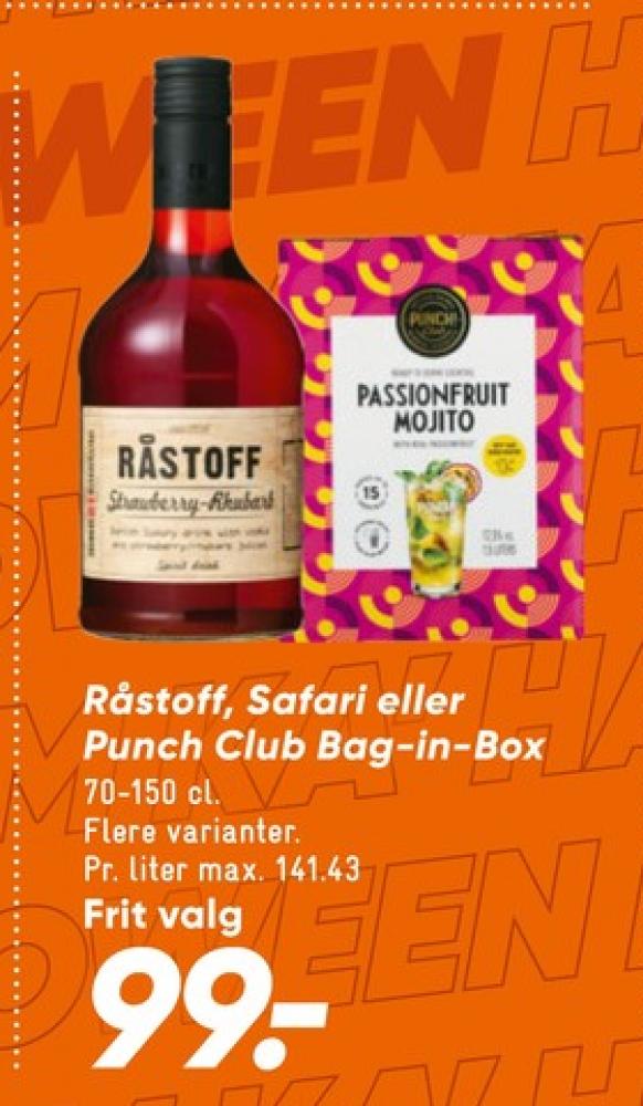 Råstoff Strawberry-Rhubarb, Shots
