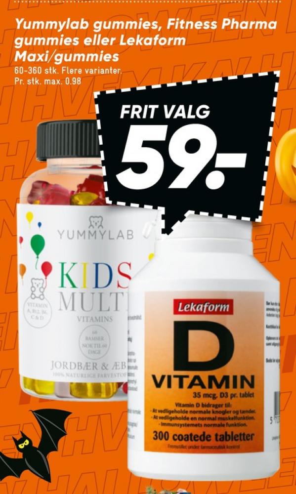 Yummylab, Vitaminer