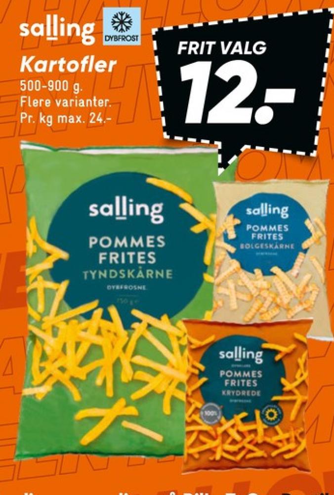 Salling, Pommes Frites Tyndtskårne