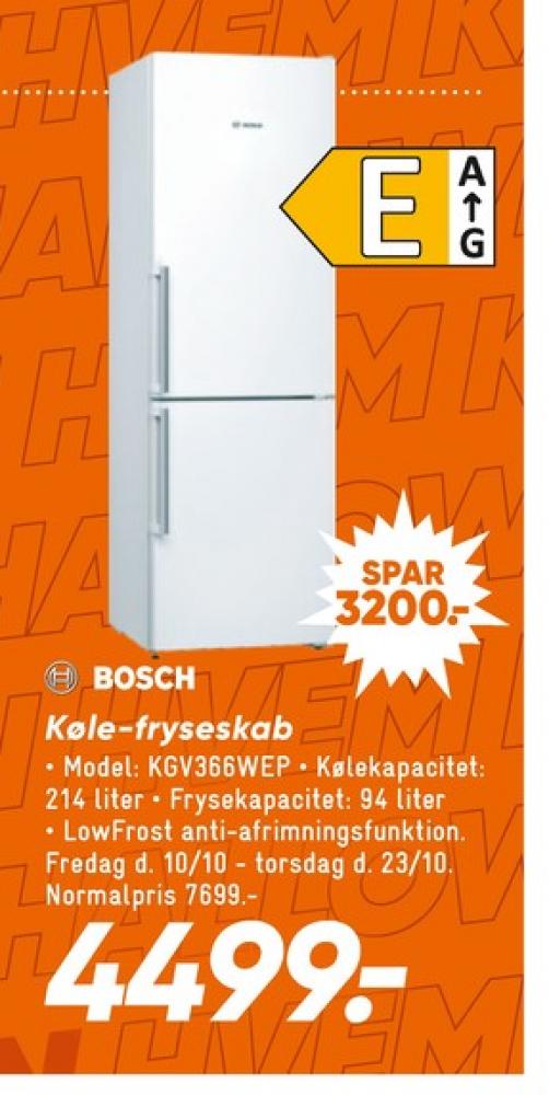 Bosch, Køle/Fryseskab