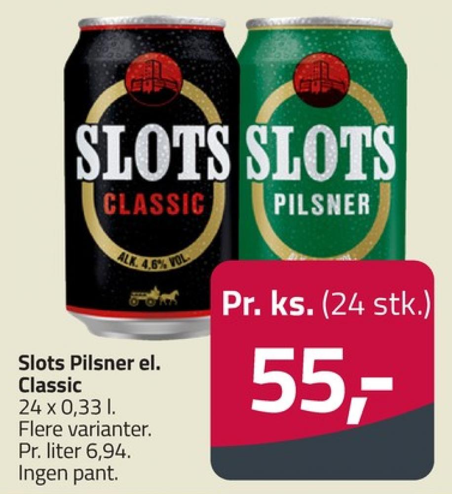 Slots Pilsner, Øl 24 pk.
