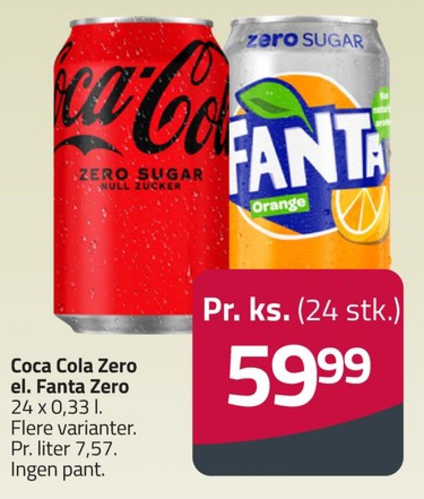 Coca Cola Zero, Cola 24 pk.
