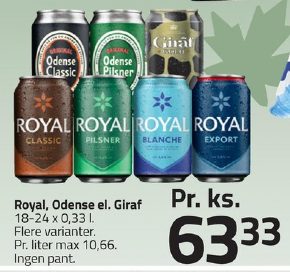 Royal Export, Øl 24 pk.