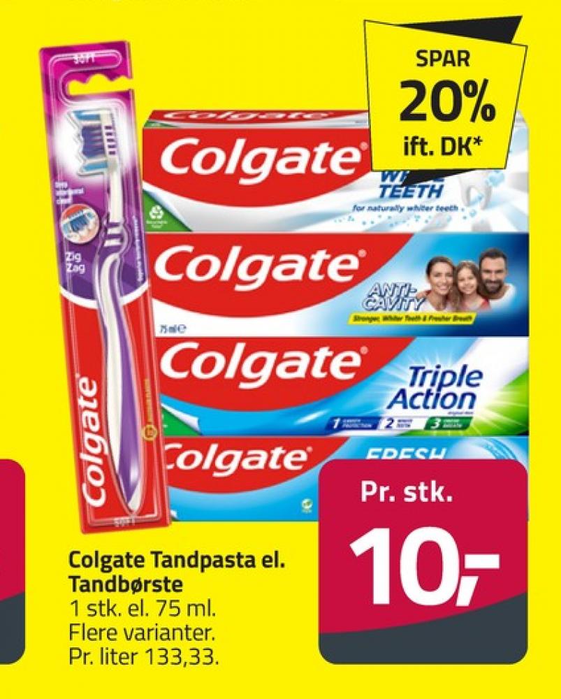 Colgate, Tandpasta