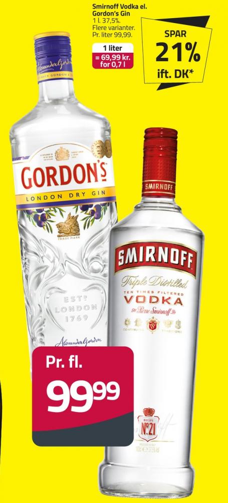 Smirnoff, Vodka