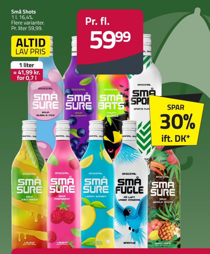 Små Sure, Shots Lemon Sorbet