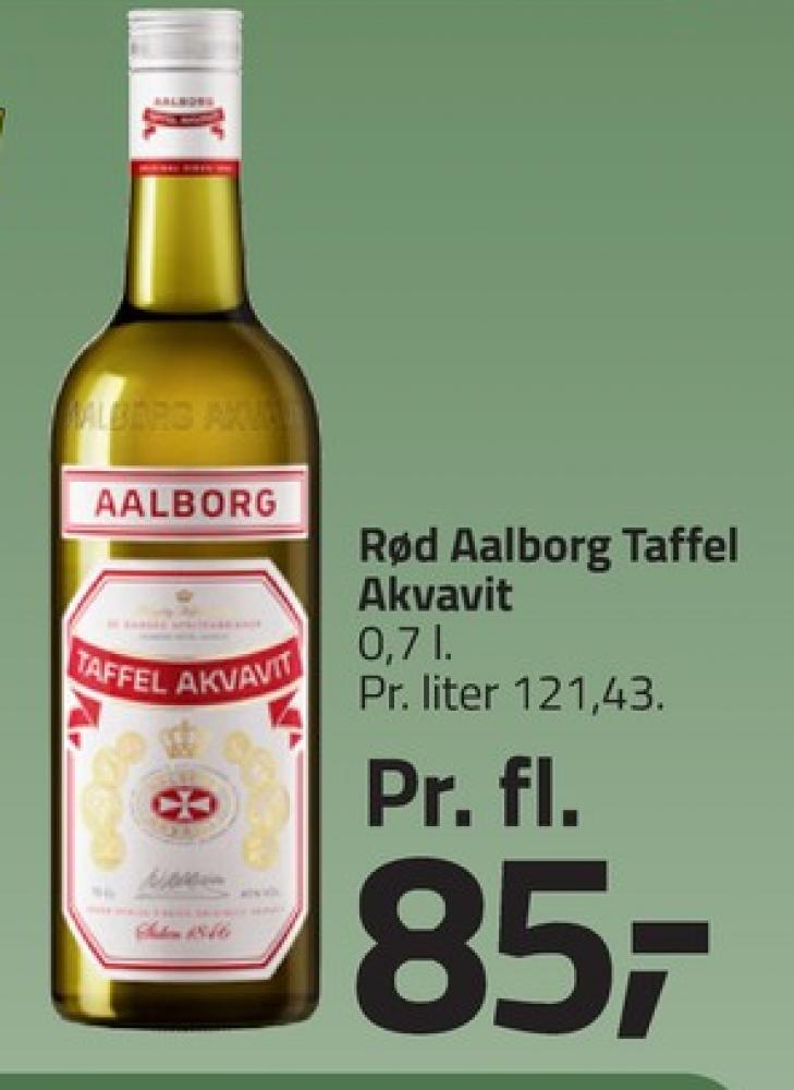 AAlborg Taffel Akvavit, Akvavit