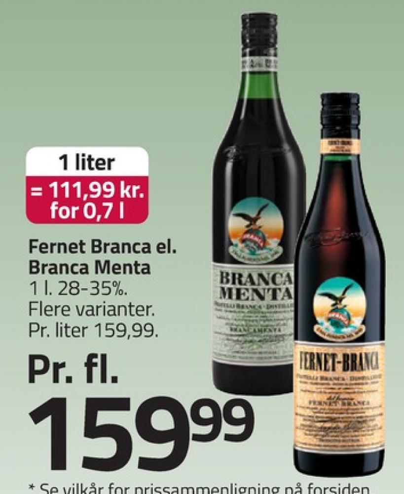 Fernet Branca Brancamenta, Bitter