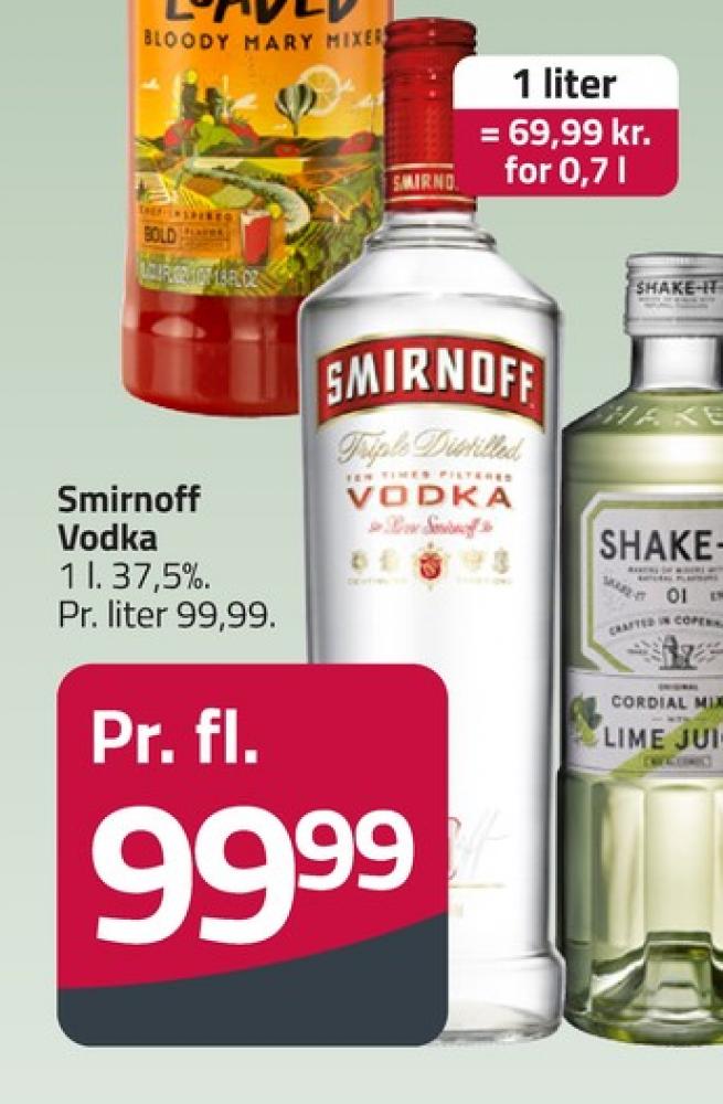 Smirnoff, Vodka