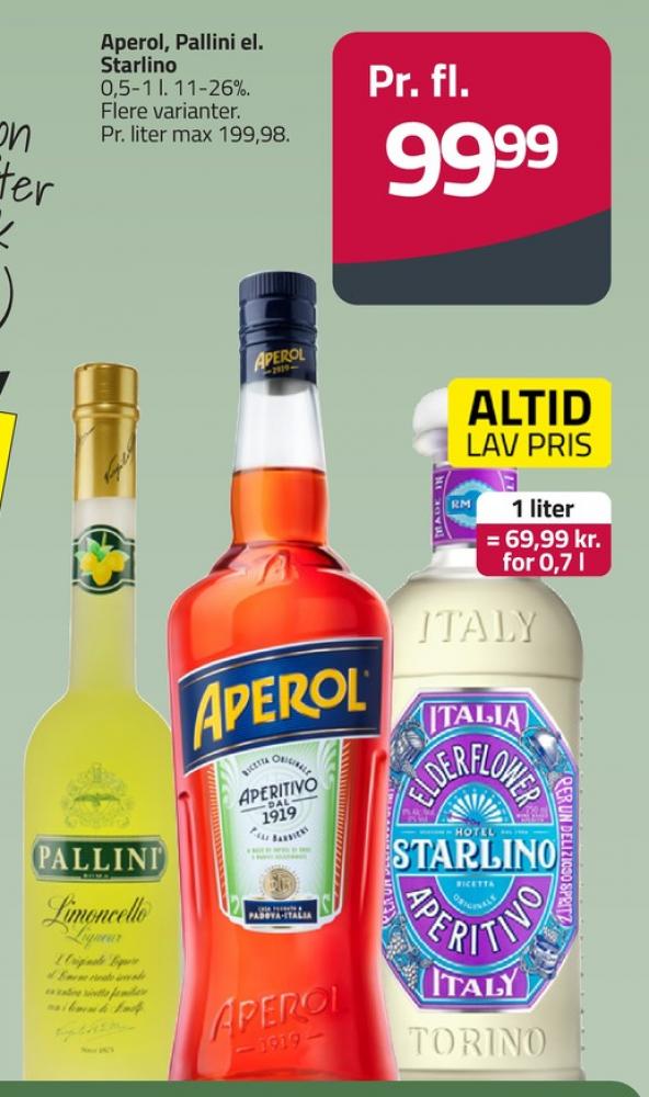 Pallini Limoncello, Likør