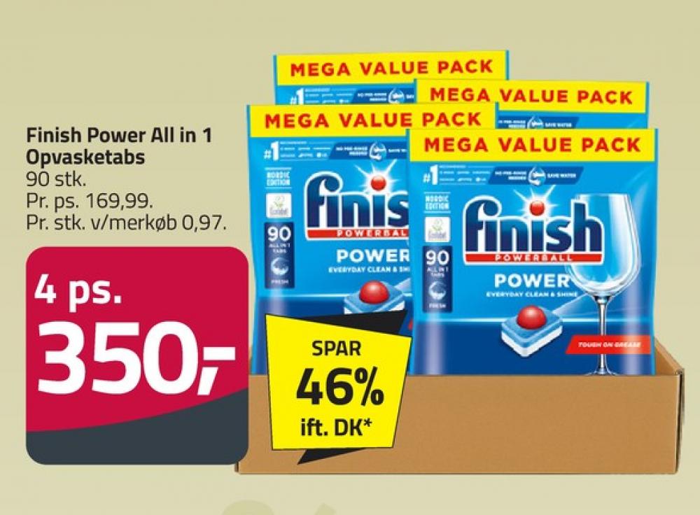 Finish, Maskinopvask-tabs