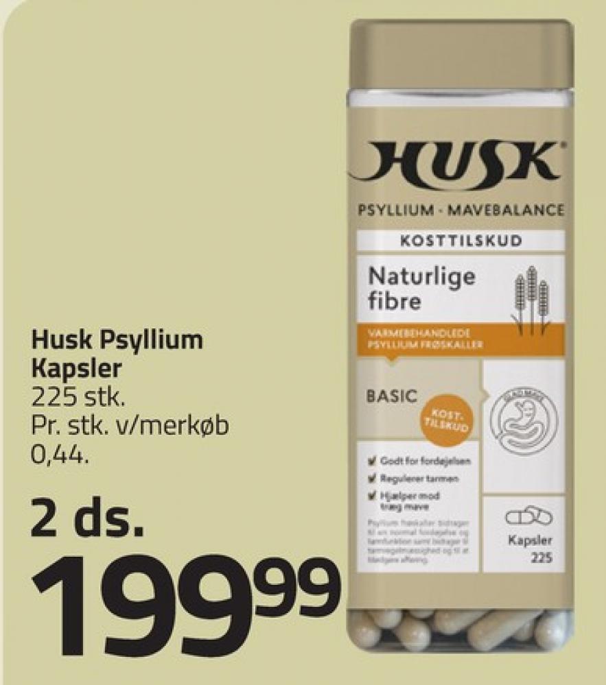 Husk, Kosttilskud