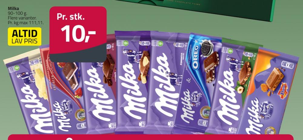 Milka, Chokoladeplade Mørk Chokolade