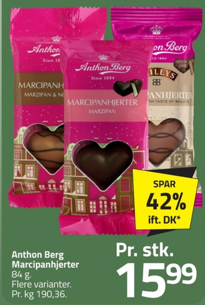 Anthon Berg, Marcipanhjerter Baileys