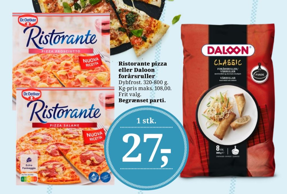 Daloon, Forårsruller