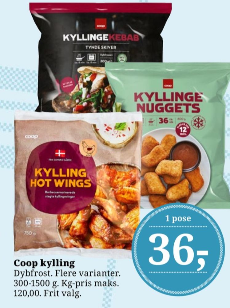Coop, Kyllingenuggets