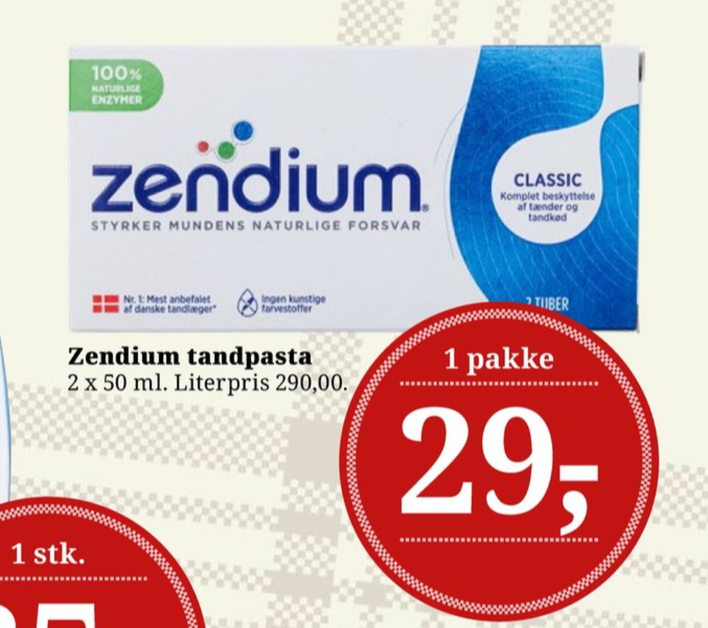 Zendium, Tandpasta