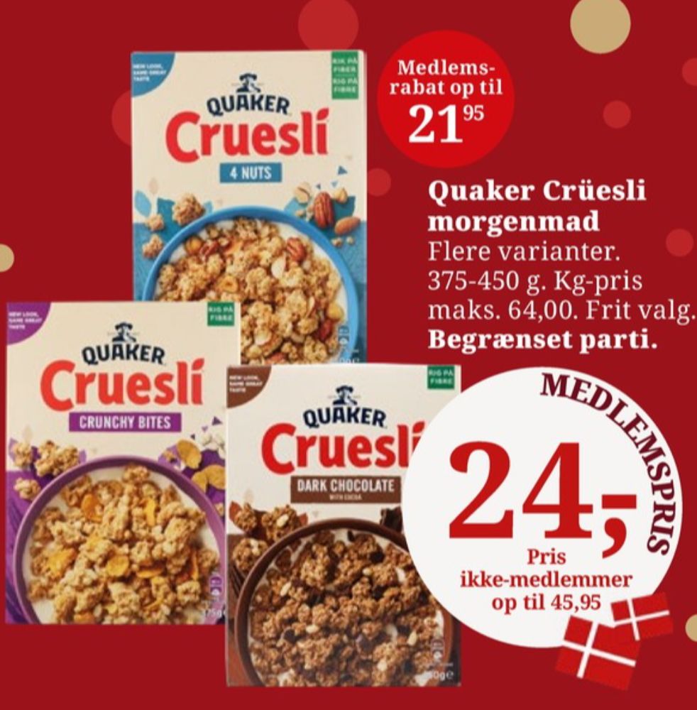 Quaker, Cruesli Dark Chocolate