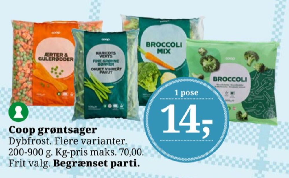 Coop, Ærter og Gulerødder