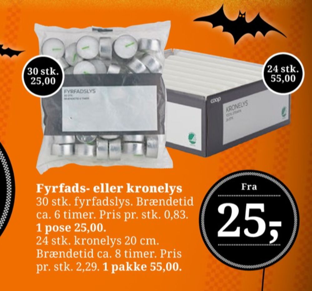 Coop, Fyrfadslys