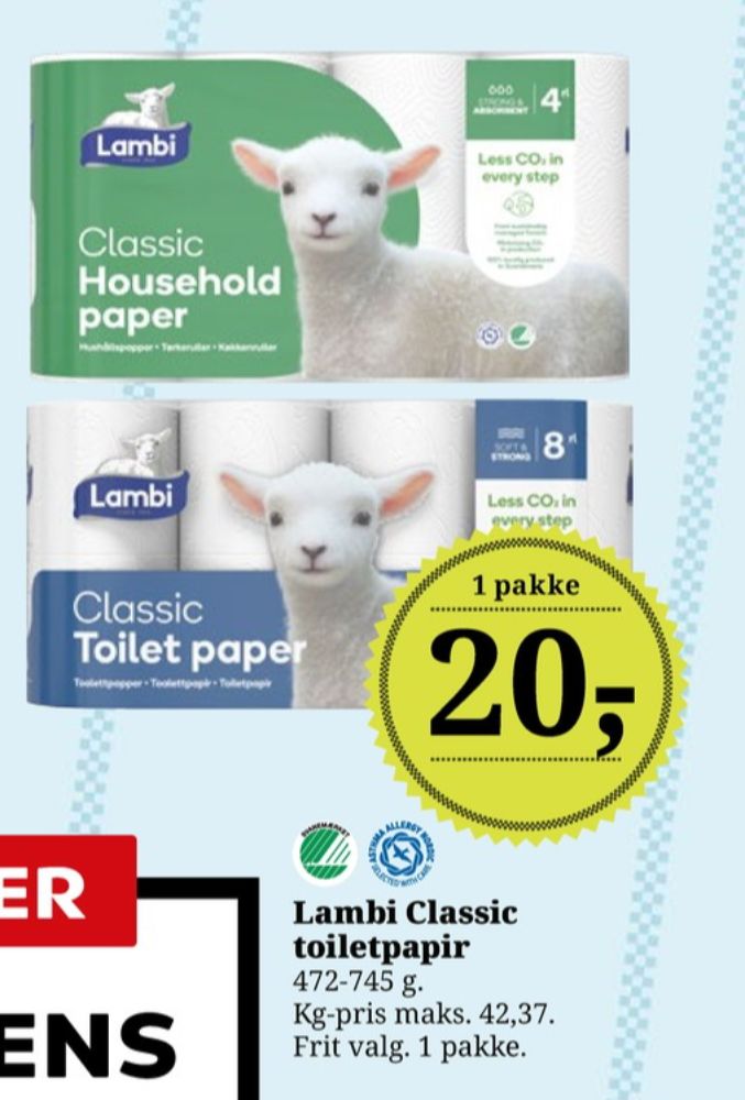 Lambi Classic, Køkkenrulle