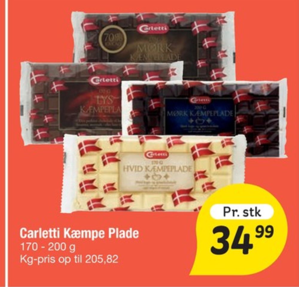 Carletti, Mørk Kæmpeplade