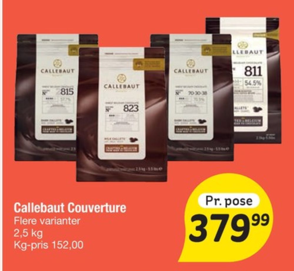 Callebaut, Overtrækschokolade 815