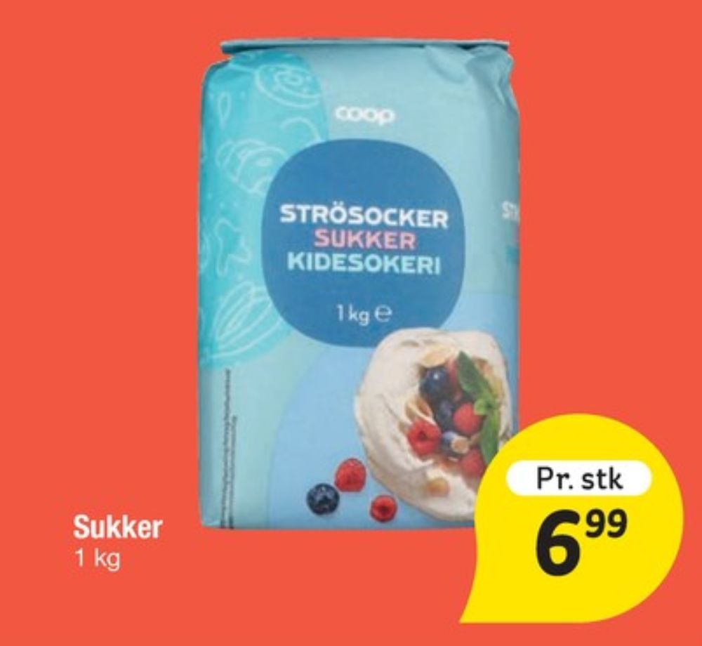 Coop, Sukker