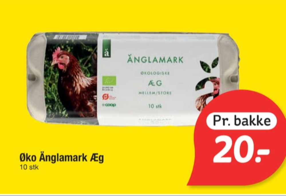 Änglamark, Økologiske æg M/L