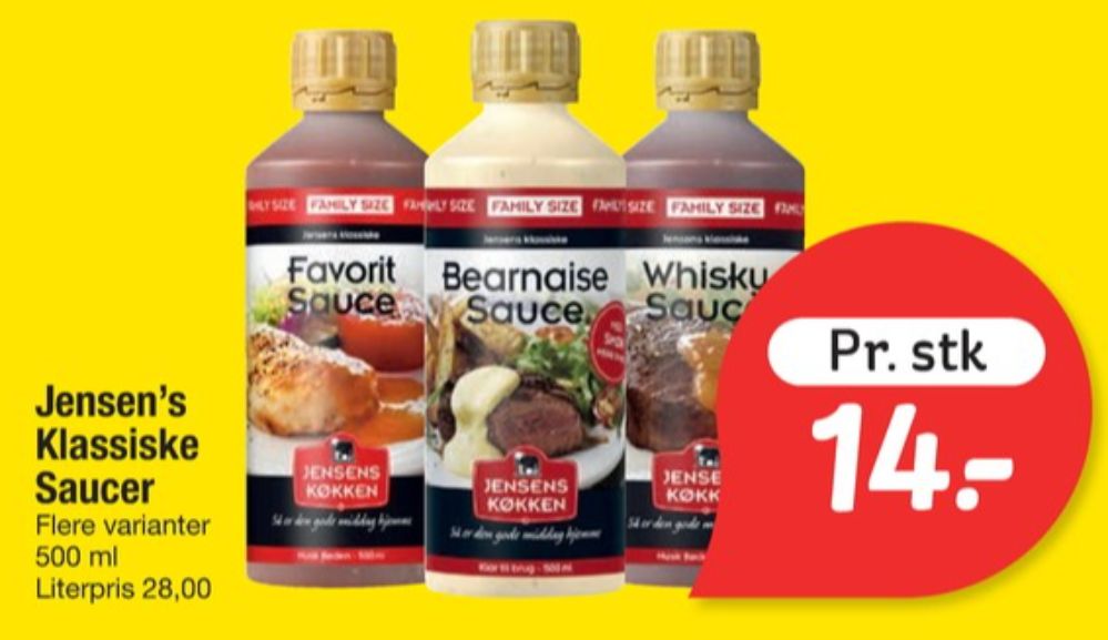 Jensens Køkken, Whisky Sauce