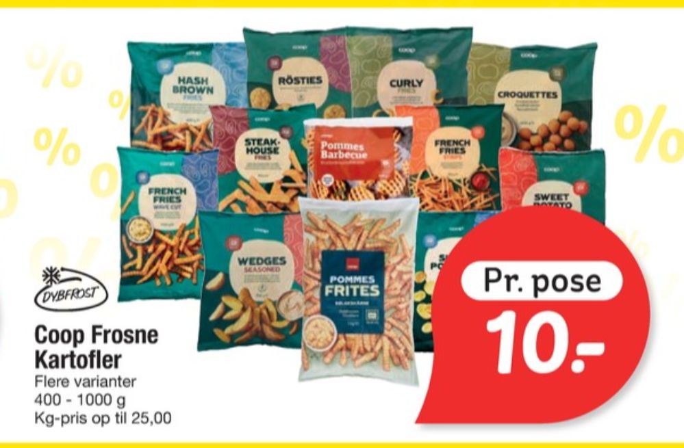Coop, Pommes Frites Bølgeskårne