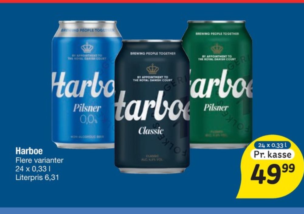 Harboe Classic, Øl 24 pk.