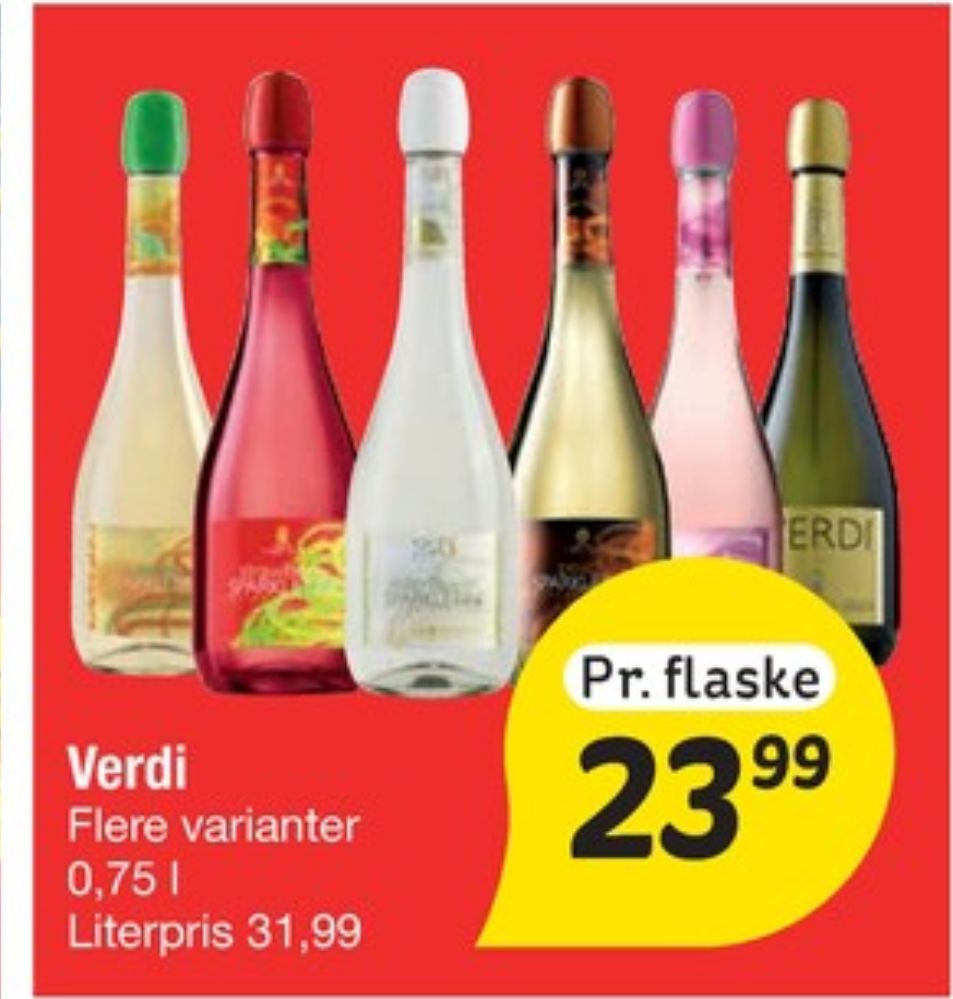 Verdi, Italiensk Mousserende Vin