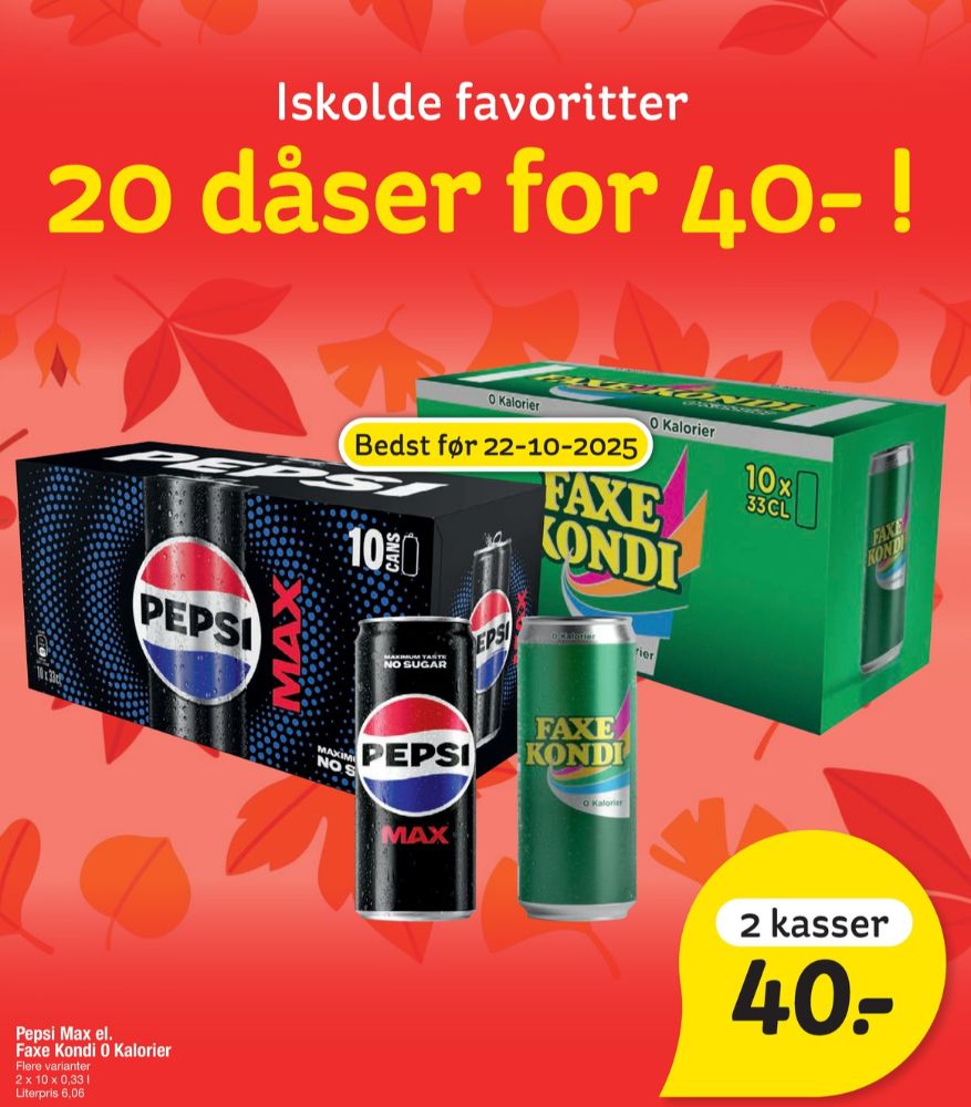 Pepsi Max, Cola 10 pk.