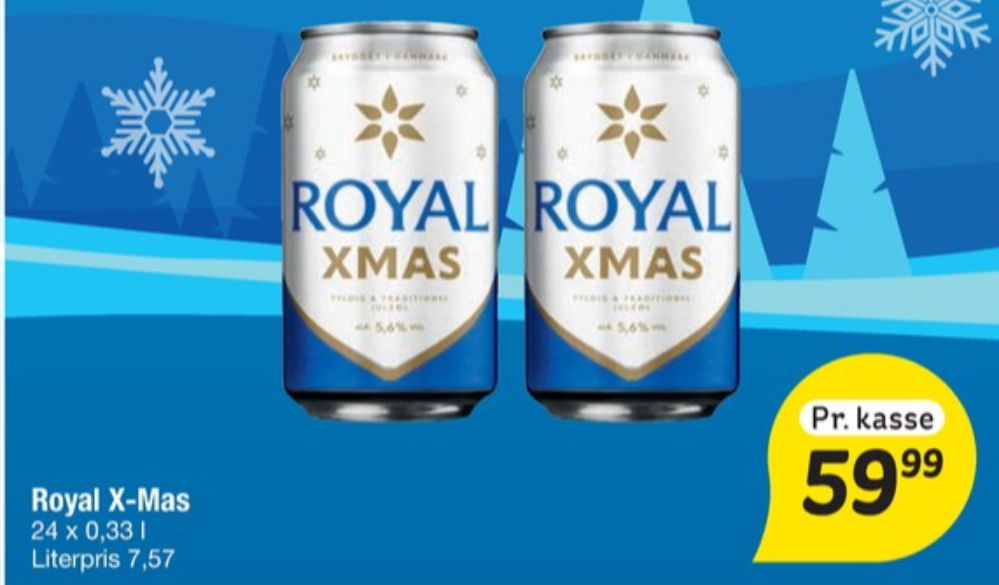 Royal XMAS, Øl 24 pk.