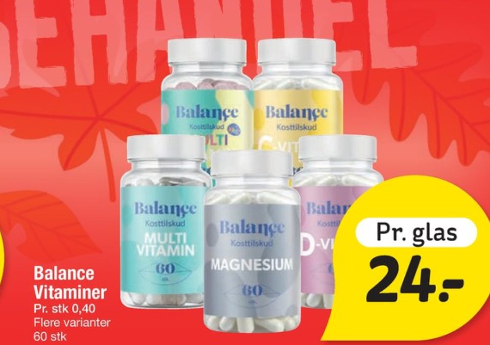 Balance, Vitaminer