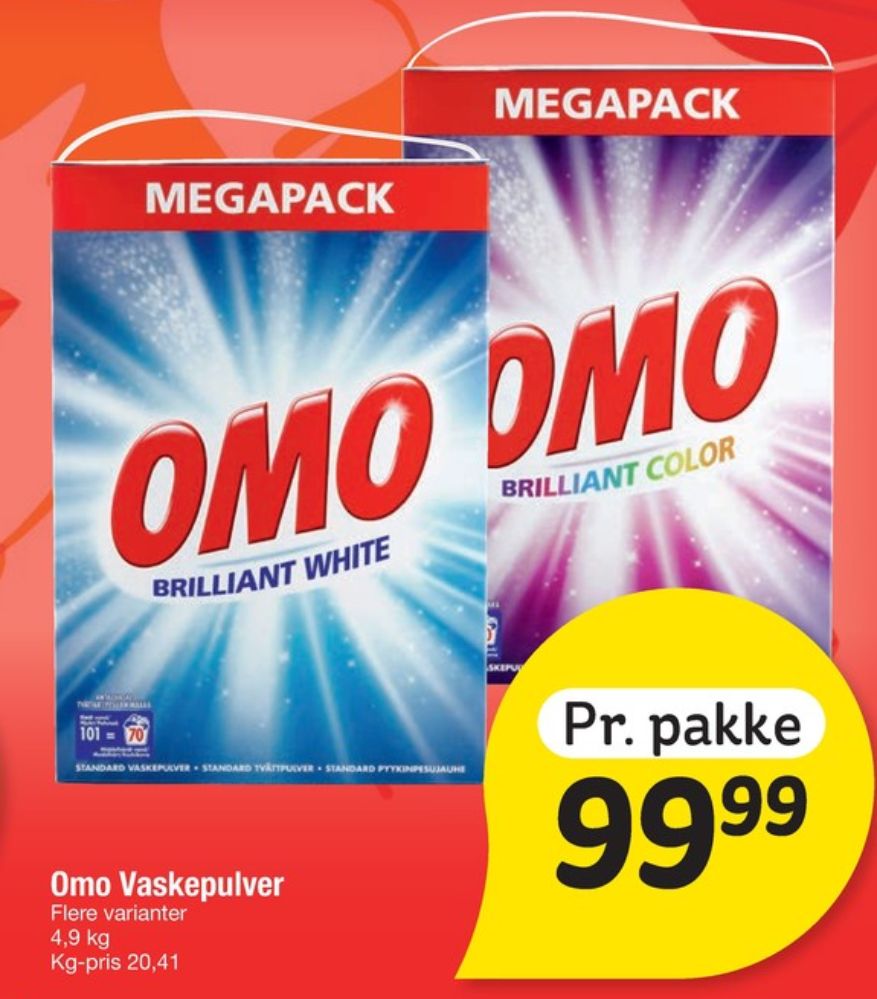 Omo, Vaskepulver