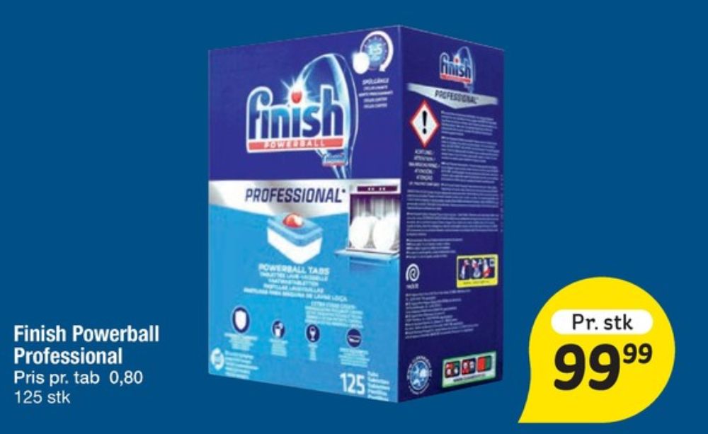 Finish, Maskinopvask-tabs
