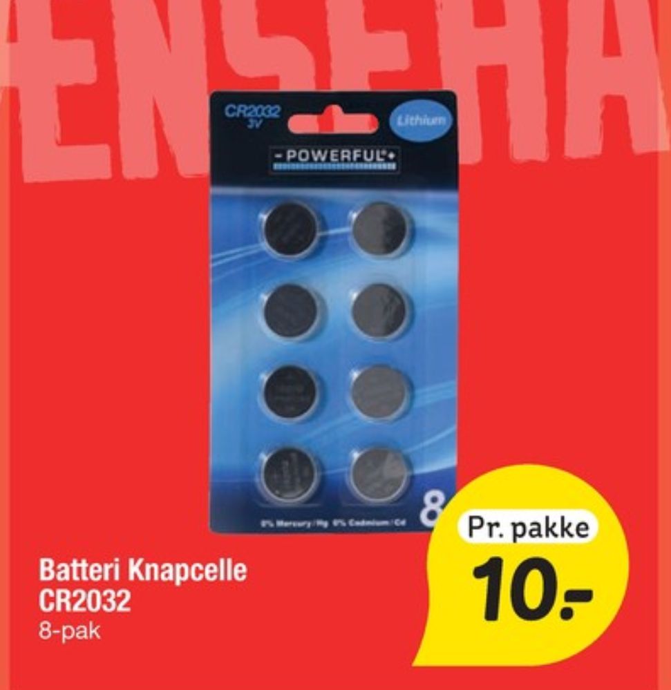 Batterier