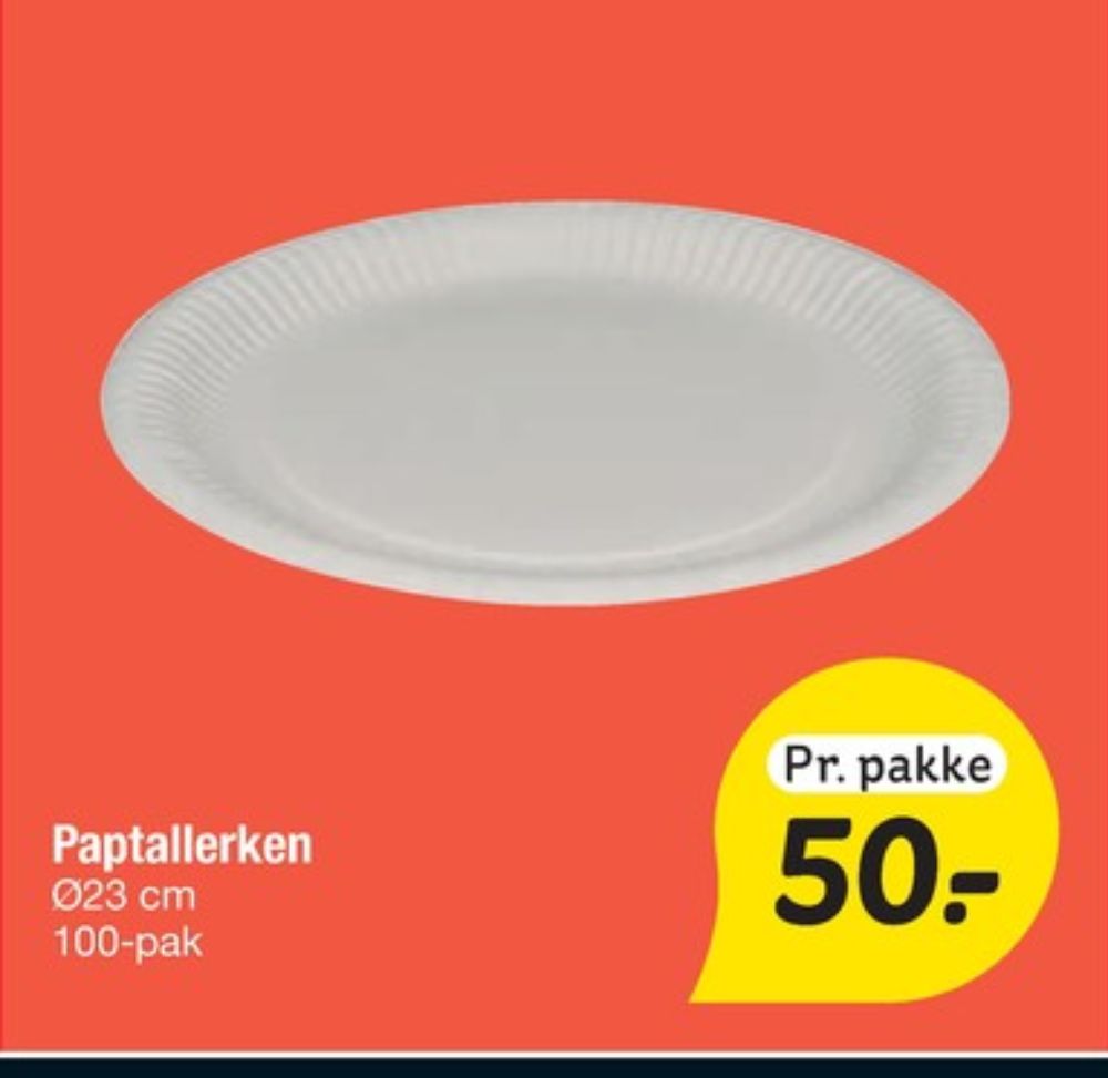 Engangstallerkner