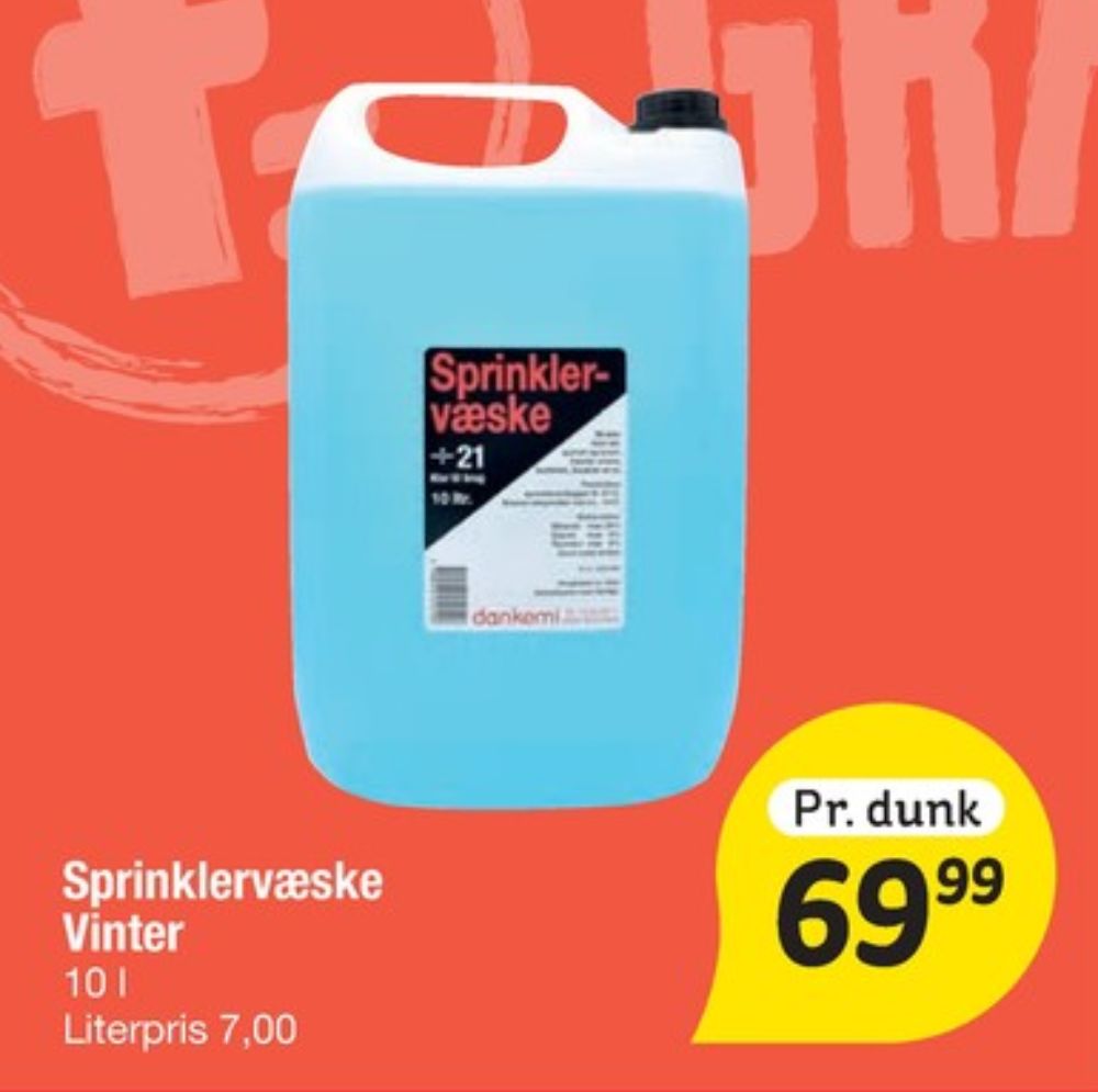 Dankemi A/S, Sprinklervæske