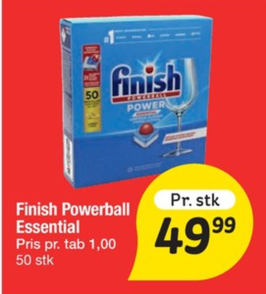 Finish, Maskinopvask-tabs