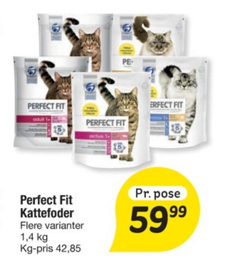 Perfect fit, Kattefoder