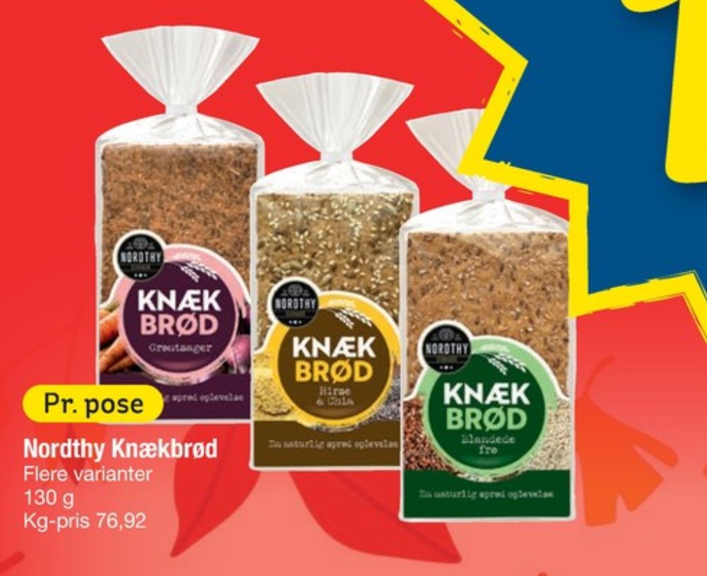 Nordthy, Knækbrød Blandede Frø