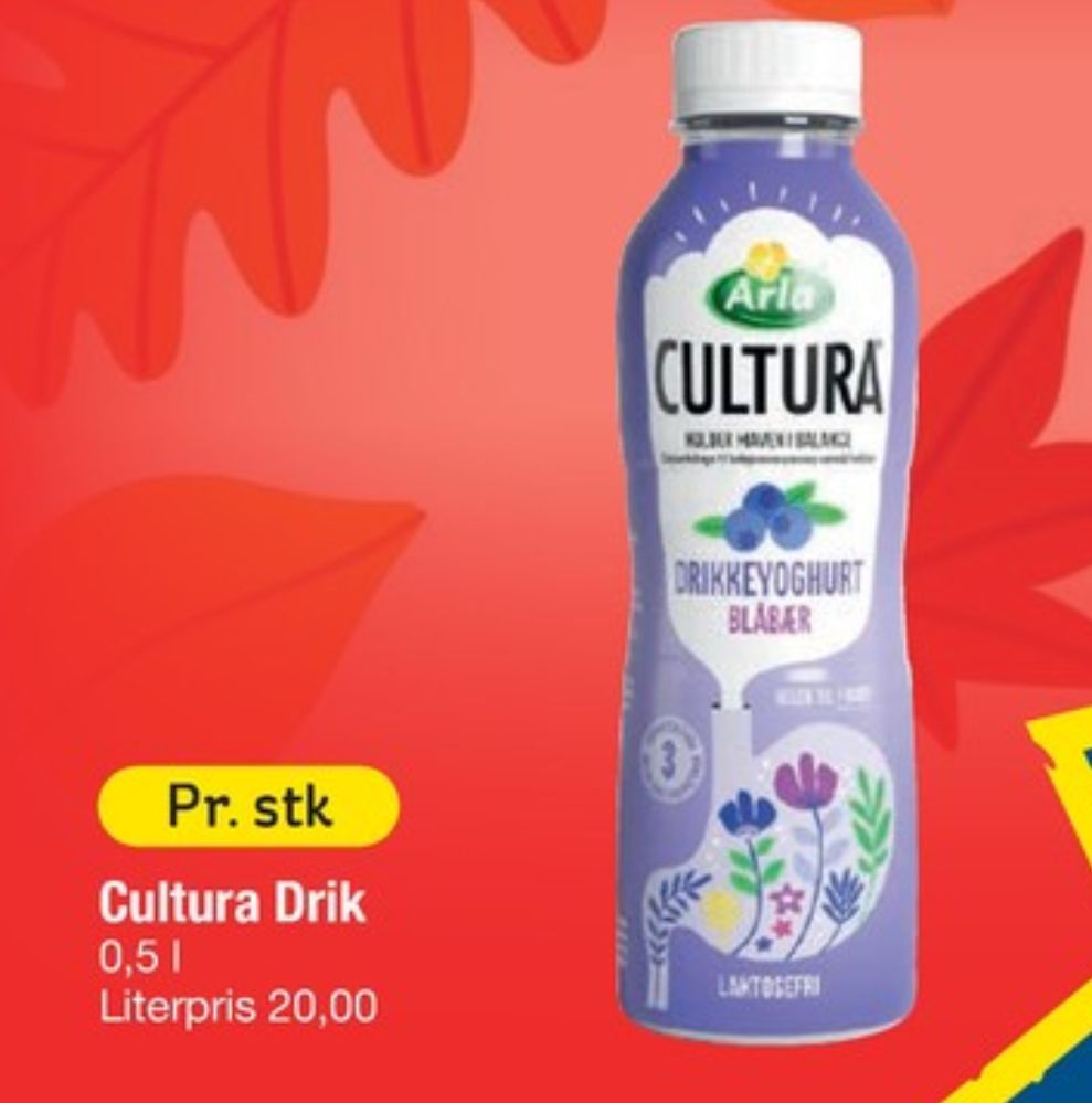 Cultura, Drikkeyoghurt Blåbær