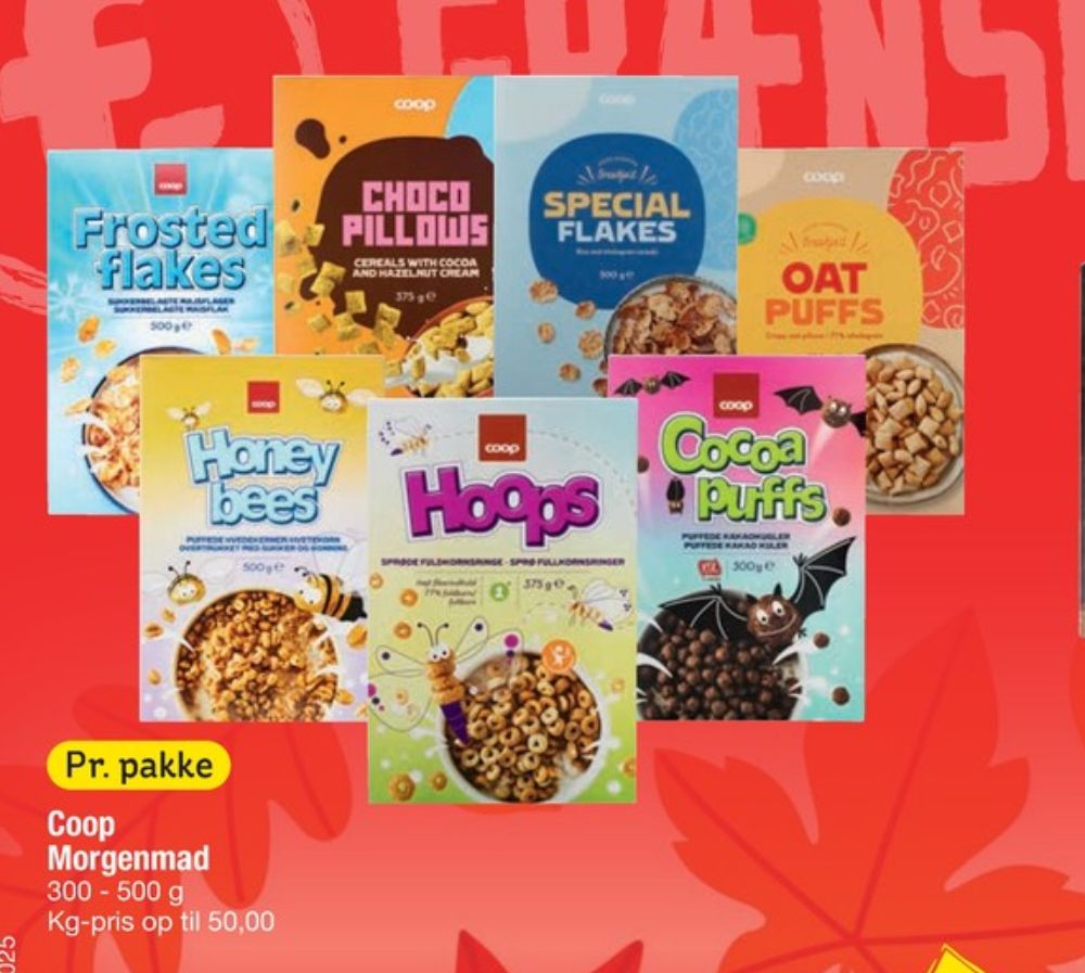 Coop Cocoa Puffs, Morgenmadsprodukt