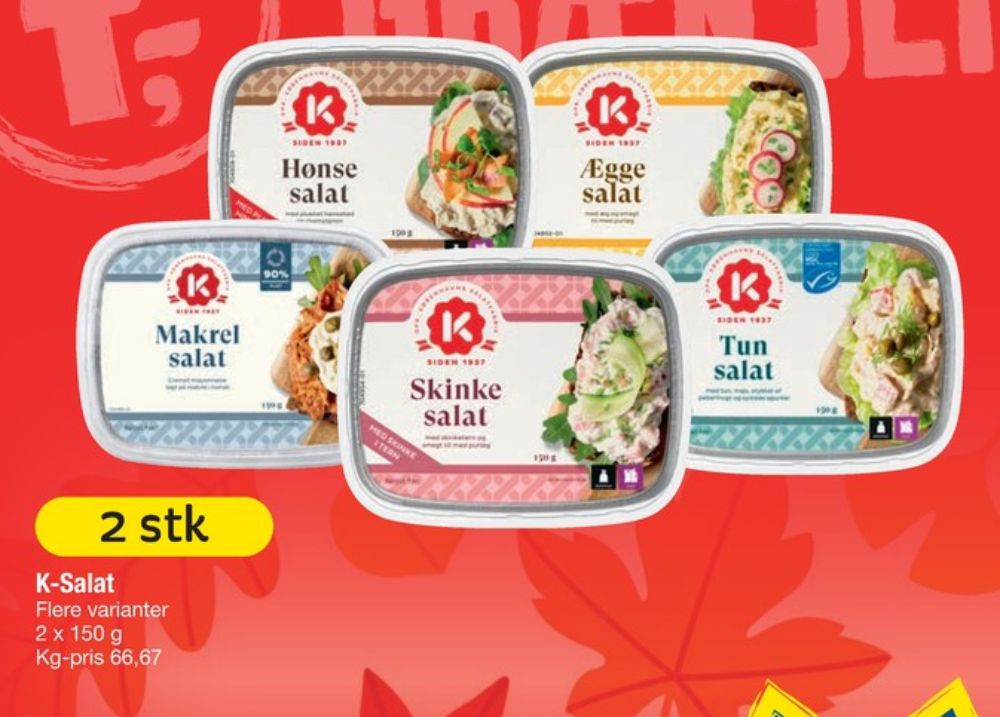 K-salat, Tunsalat