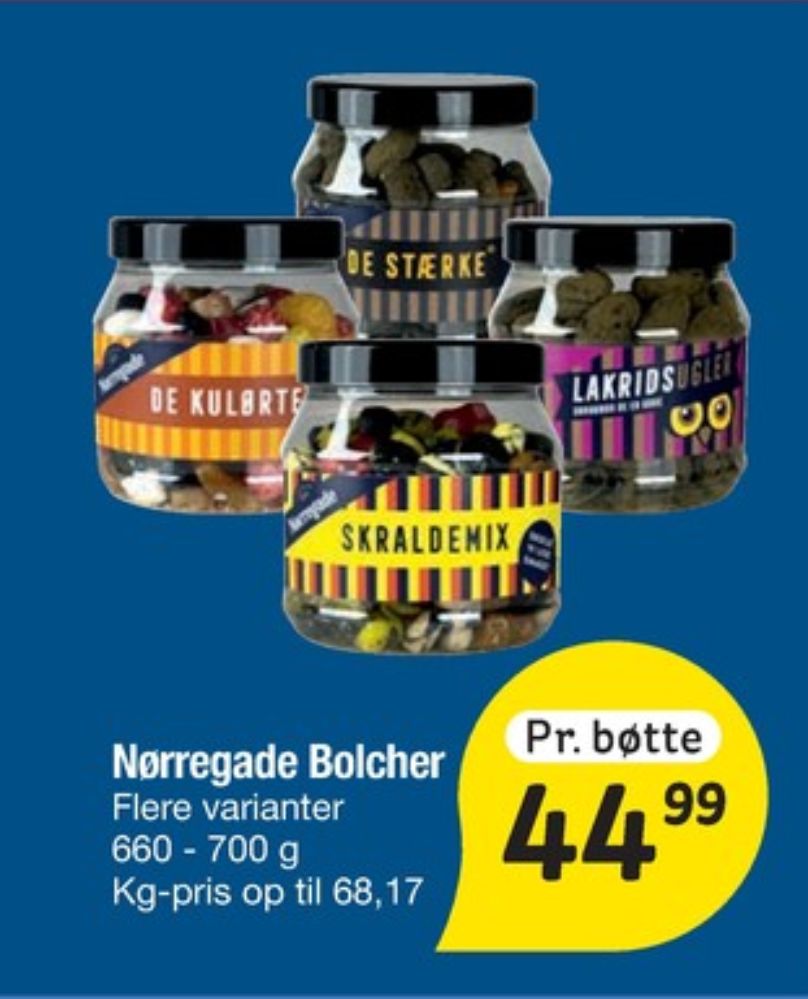 Nørregade Skraldemix, Bolsjer