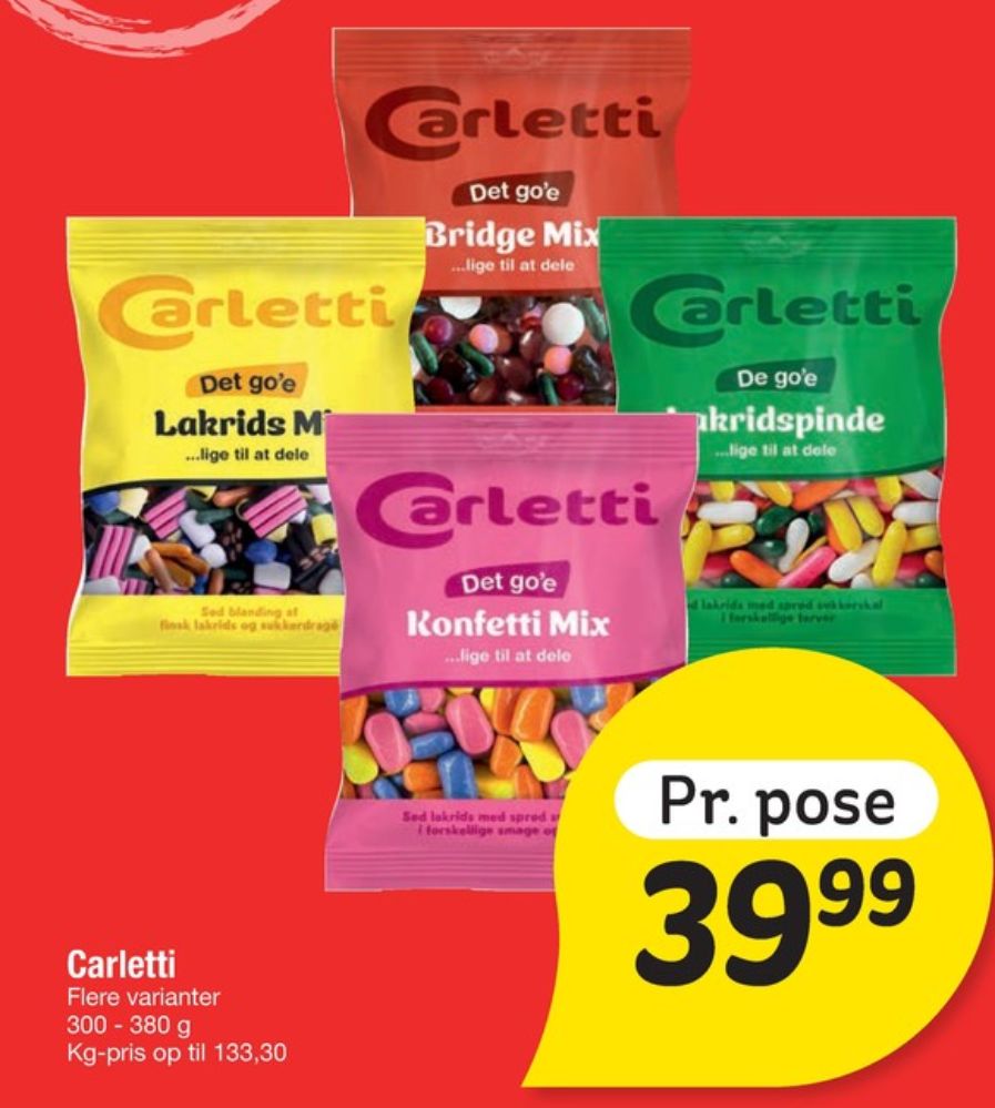 Carletti Det go'e, Konfetti Mix